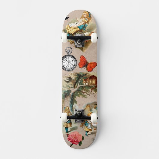 Alice in Wonderland Cheshire Cat Characters Persoonlijk Skateboard (Voorkant)