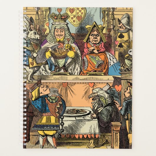 Alice in Wonderland Cheshire Cat Characters Planner (Voorkant)