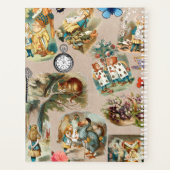 Alice in Wonderland Cheshire Cat Characters Planner (Achterkant)