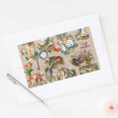 Alice in Wonderland Cheshire Cat Characters Rechthoekige Sticker (Envelop)