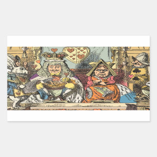 Alice in Wonderland Cheshire Cat Characters Rechthoekige Sticker