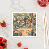 Alice in Wonderland Cheshire Cat Characters Servet (Insitu)