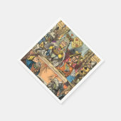 Alice in Wonderland Cheshire Cat Characters Servet (Hoek)