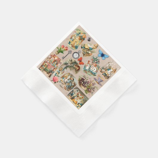 Alice in Wonderland Cheshire Cat Characters Servet (Hoek)