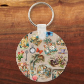 Alice in Wonderland Cheshire Cat Characters Sleutelhanger (Voorkant)