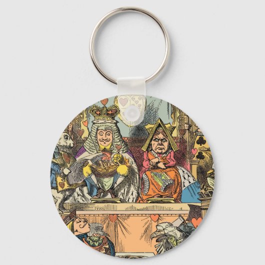 Alice in Wonderland Cheshire Cat Characters Sleutelhanger (Voorkant)