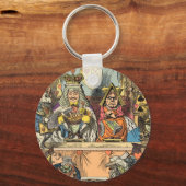 Alice in Wonderland Cheshire Cat Characters Sleutelhanger (Voorkant)