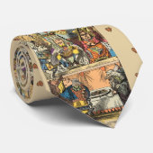 Alice in Wonderland Cheshire Cat Characters Stropdas (Opgerold)