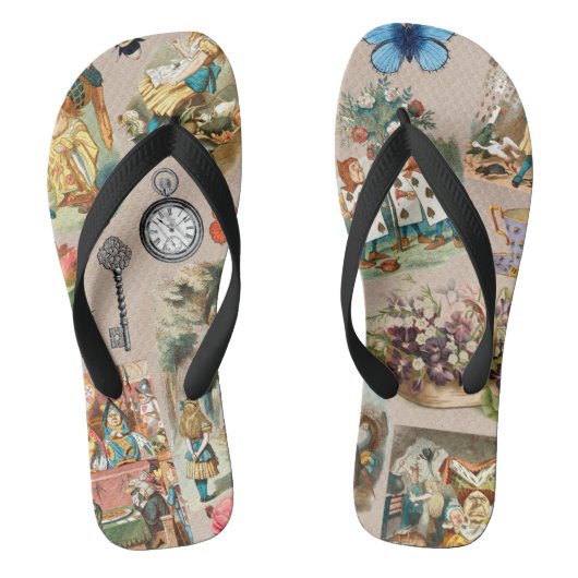 Alice in Wonderland Cheshire Cat Characters Teenslippers (Voetbed)