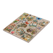 Alice in Wonderland Cheshire Cat Characters Tegeltje (Zijkant)