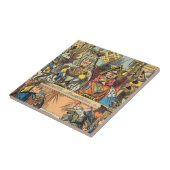 Alice in Wonderland Cheshire Cat Characters Tegeltje (Zijkant)