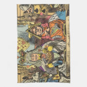 Alice in Wonderland Cheshire Cat Characters Theedoek (Verticaal)