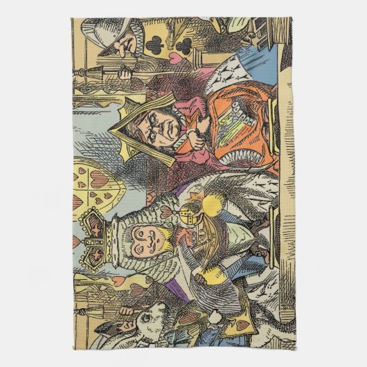 Alice in Wonderland Cheshire Cat Characters Theedoek (Verticaal)