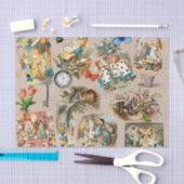 Alice in Wonderland Cheshire Cat Characters Tissuepapier (Craft)