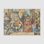 Alice in Wonderland Cheshire Cat Characters Tissuepapier (Voorkant)