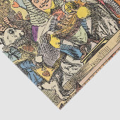 Alice in Wonderland Cheshire Cat Characters Tissuepapier (Detail)