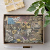 Alice in Wonderland Cheshire Cat Characters Tissuepapier (Geschenk)