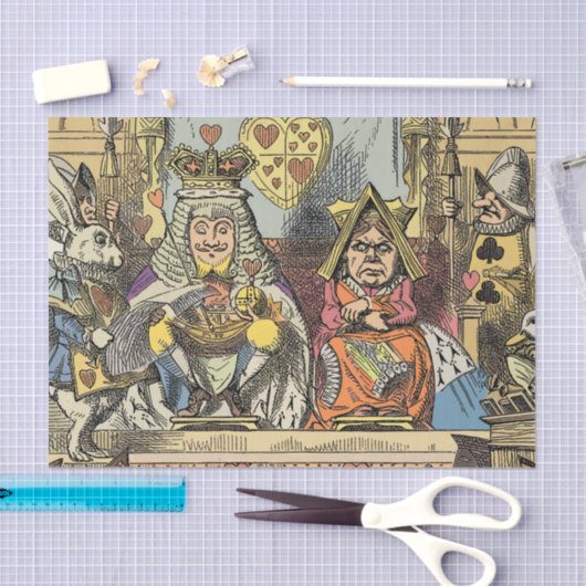 Alice in Wonderland Cheshire Cat Characters Tissuepapier (Craft)