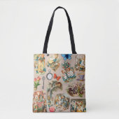 Alice in Wonderland Cheshire Cat Characters Tote Bag (Voorkant)