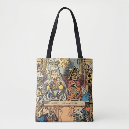 Alice in Wonderland Cheshire Cat Characters Tote Bag (Voorkant)