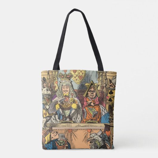 Alice in Wonderland Cheshire Cat Characters Tote Bag (Achterkant)