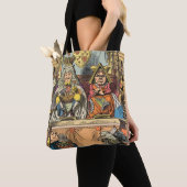 Alice in Wonderland Cheshire Cat Characters Tote Bag (Dichtbij)