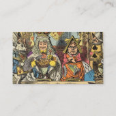 Alice in Wonderland Cheshire Cat Characters Visitekaartje (Achterkant)