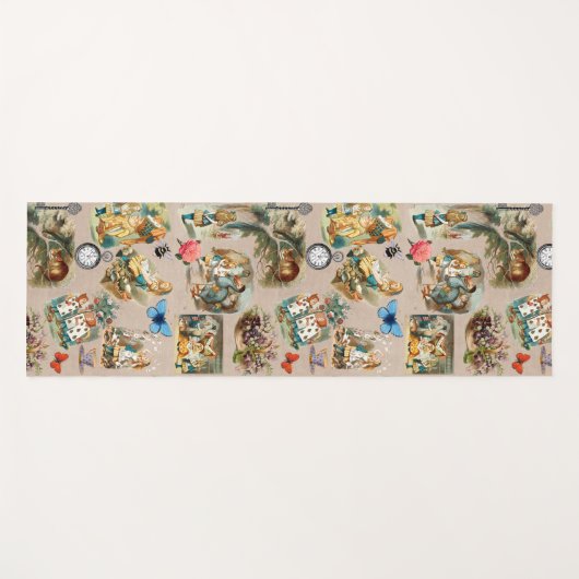 Alice in Wonderland Cheshire Cat Characters Yogamat (Voorkant (horizontaal))