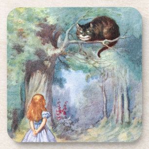 Alice in Wonderland Cheshire Cat Cork Onderzetter 