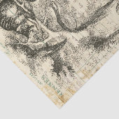 Alice in Wonderland  Cheshire Cat Decoupage Tissuepapier (Detail)