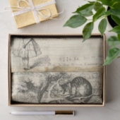 Alice in Wonderland  Cheshire Cat Decoupage Tissuepapier (Geschenk)