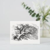 Alice in Wonderland - Cheshire Cat Fading to Smile Briefkaart (Staand voorkant)