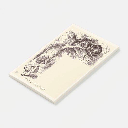  Alice in Wonderland | Cheshire Cat Grin Post-it® Notes (Schuin)