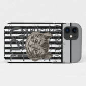 Alice in Wonderland Cheshire Cat Grunge Case-Mate iPhone Case (Achterkant (horizontaal))