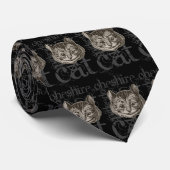 Alice in Wonderland Cheshire Cat Grunge (eenmalig) Stropdas (Opgerold)