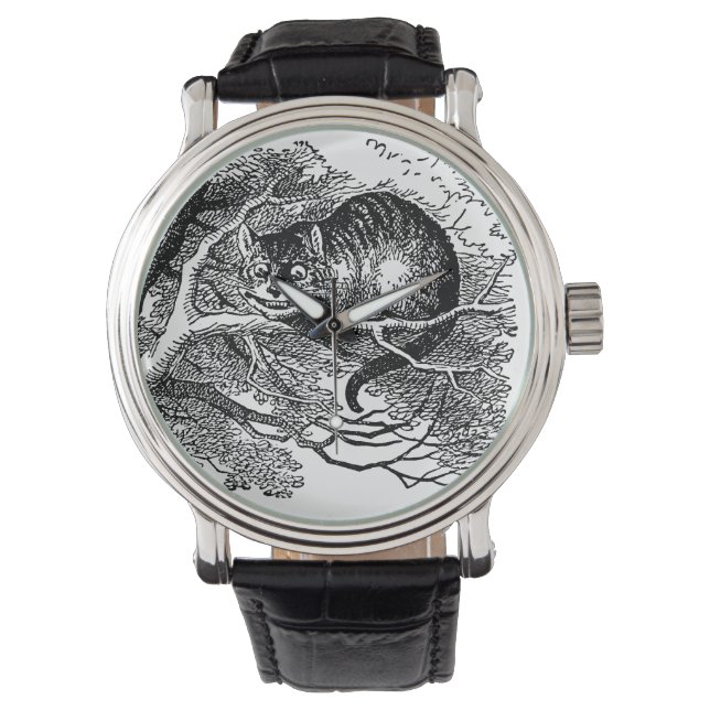  Alice in Wonderland, Cheshire Cat Horloge (Voorkant)