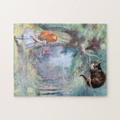 Alice in Wonderland Cheshire Cat Jigzaag Puzzle Legpuzzel (Horizontaal)