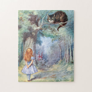 Alice in Wonderland Cheshire Cat Jigzaag Puzzle Legpuzzel