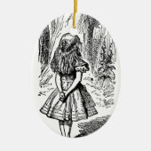  Alice in Wonderland, Cheshire Cat Keramisch Ornament (Voorkant)