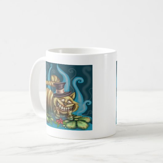 Alice in Wonderland Cheshire Cat Koffiemok (Voorkant links)
