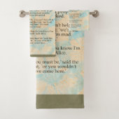 Alice in Wonderland Cheshire Cat Mad Bad Handdoek (Insitu)