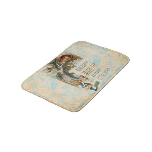 Alice in Wonderland Cheshire Cat Mad Badmat (Gekanteld)