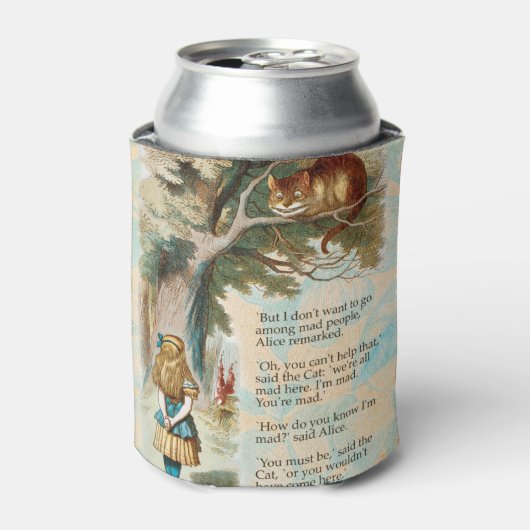 Alice in Wonderland Cheshire Cat Mad Blikjeskoeler (Blikje Voorkant)