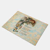 Alice in Wonderland Cheshire Cat Mad Deurmat (Schuin)