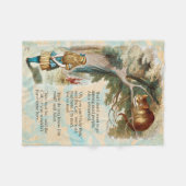 Alice in Wonderland Cheshire Cat Mad Fleece Deken (Voorkant (Horizontaal))