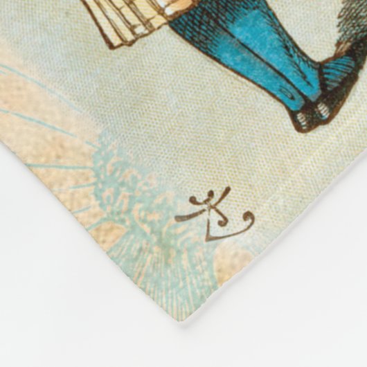 Alice in Wonderland Cheshire Cat Mad Fleece Deken (Hoek)