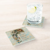 Alice in Wonderland Cheshire Cat Mad Glazen Onderzetter (Schuin)