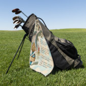 Alice in Wonderland Cheshire Cat Mad Golfhanddoek (Groen)