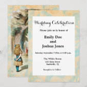 Alice in Wonderland Cheshire Cat Mad Kaart (Voorkant / Achterkant)