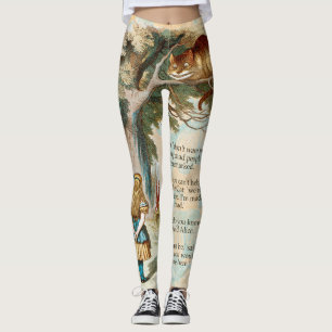 Alice in Wonderland Cheshire Cat Mad Leggings